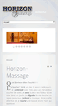 Mobile Screenshot of horizon-massage.com